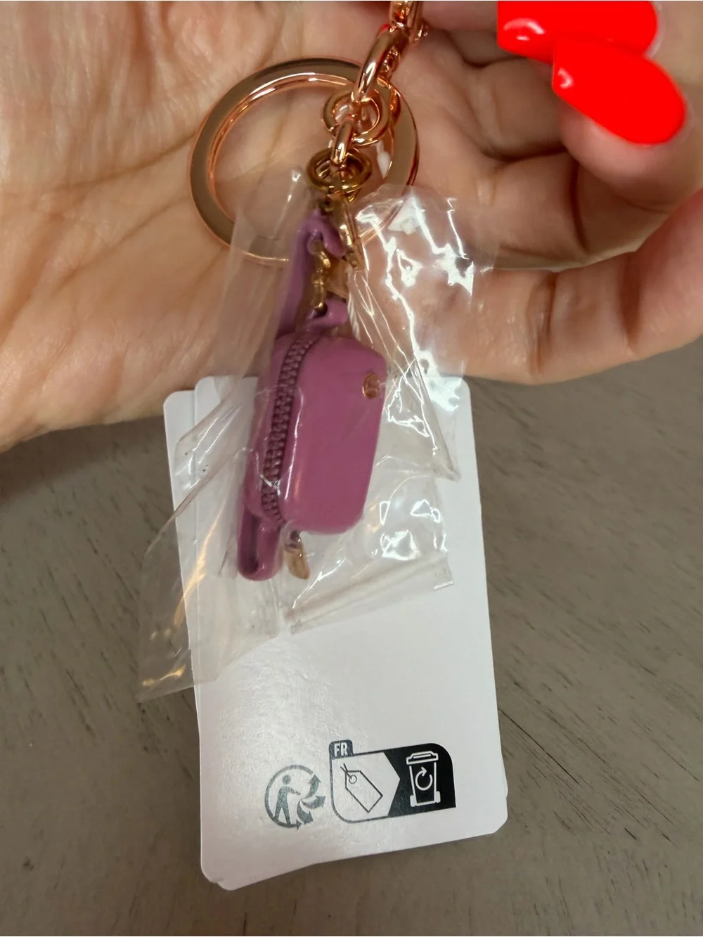 NWT Lululemon Everywhere Belt Bag charm keychain.